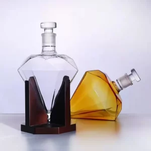 décanteur whisky élégant en bois - - Coffret cadeau